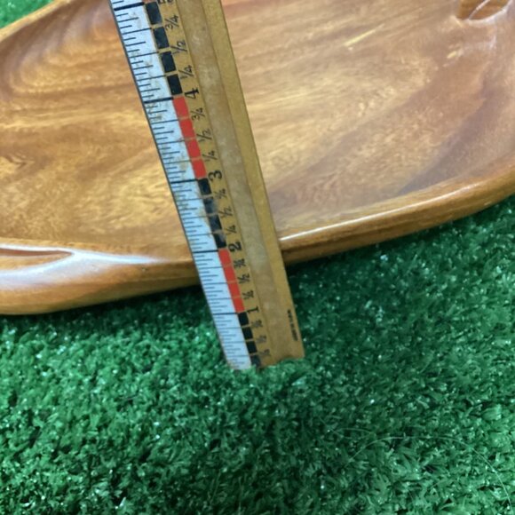 Vintage Wooden Owl Platter Large - Picture 14 of 15